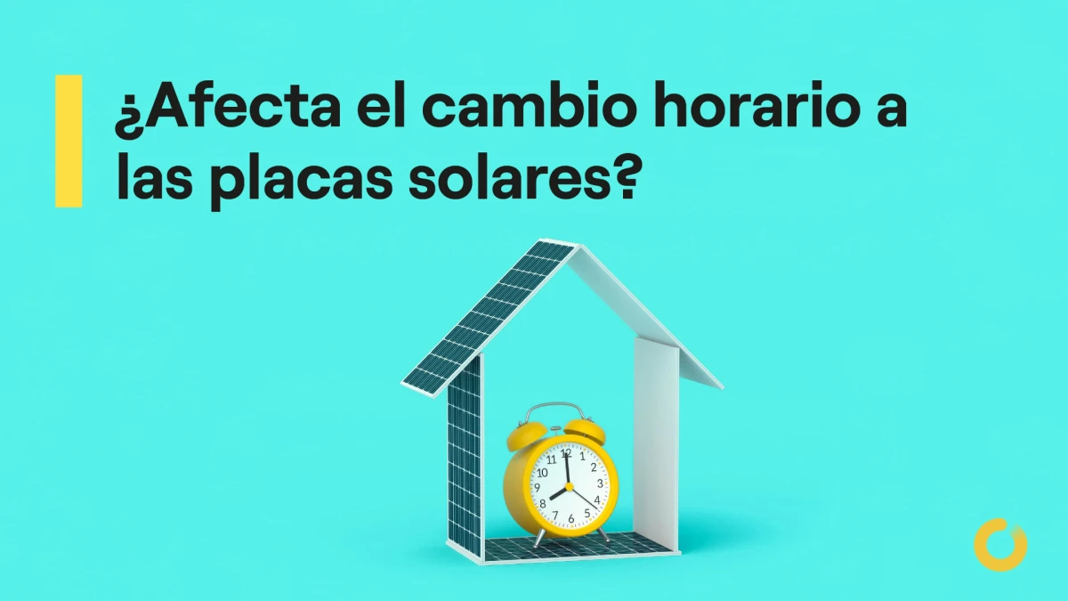 ¿Afecta el cambio horario a las placas solares?