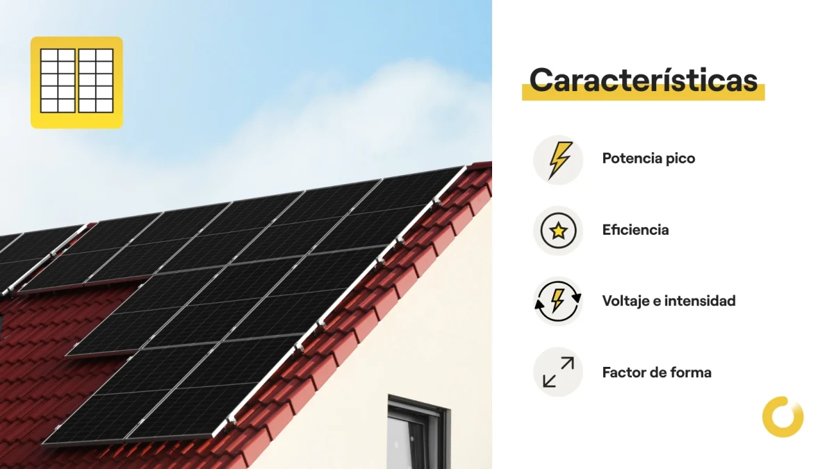 Características de las placas solares para autoconsumo