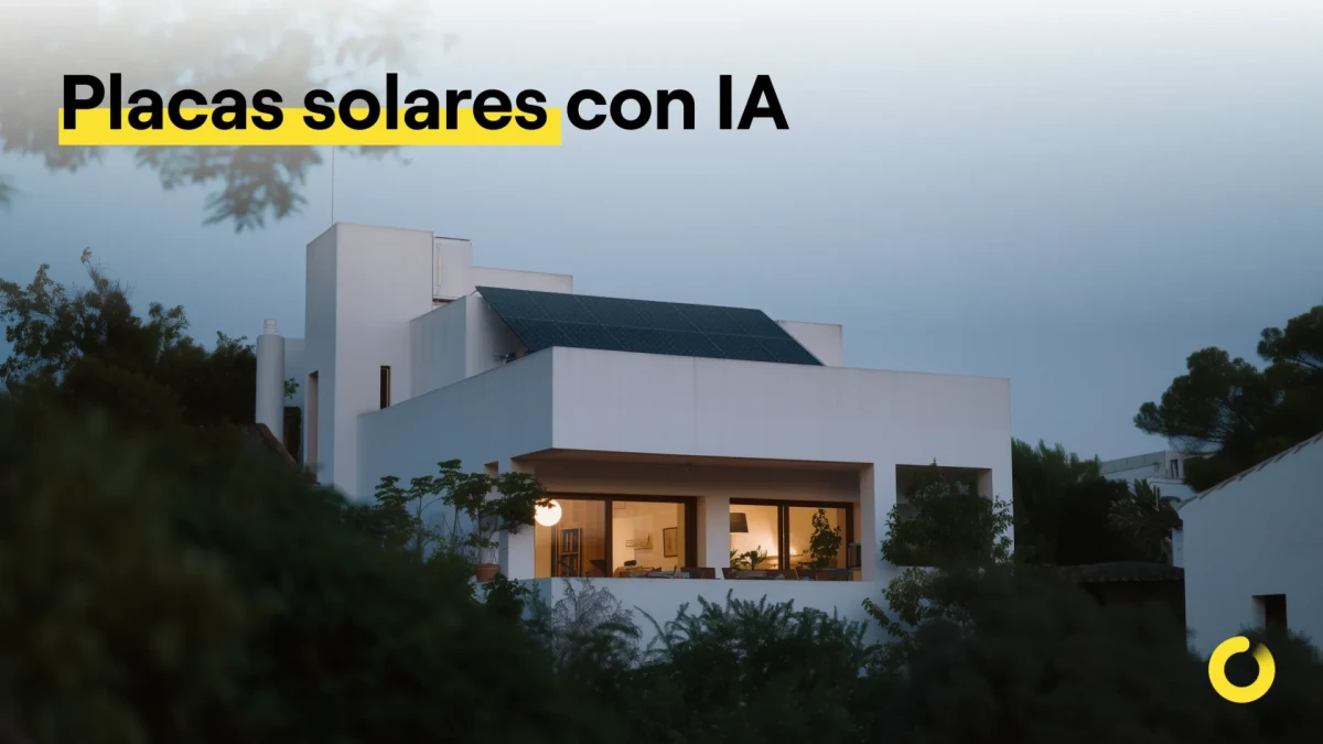 Placas solares con IA para optimización energética