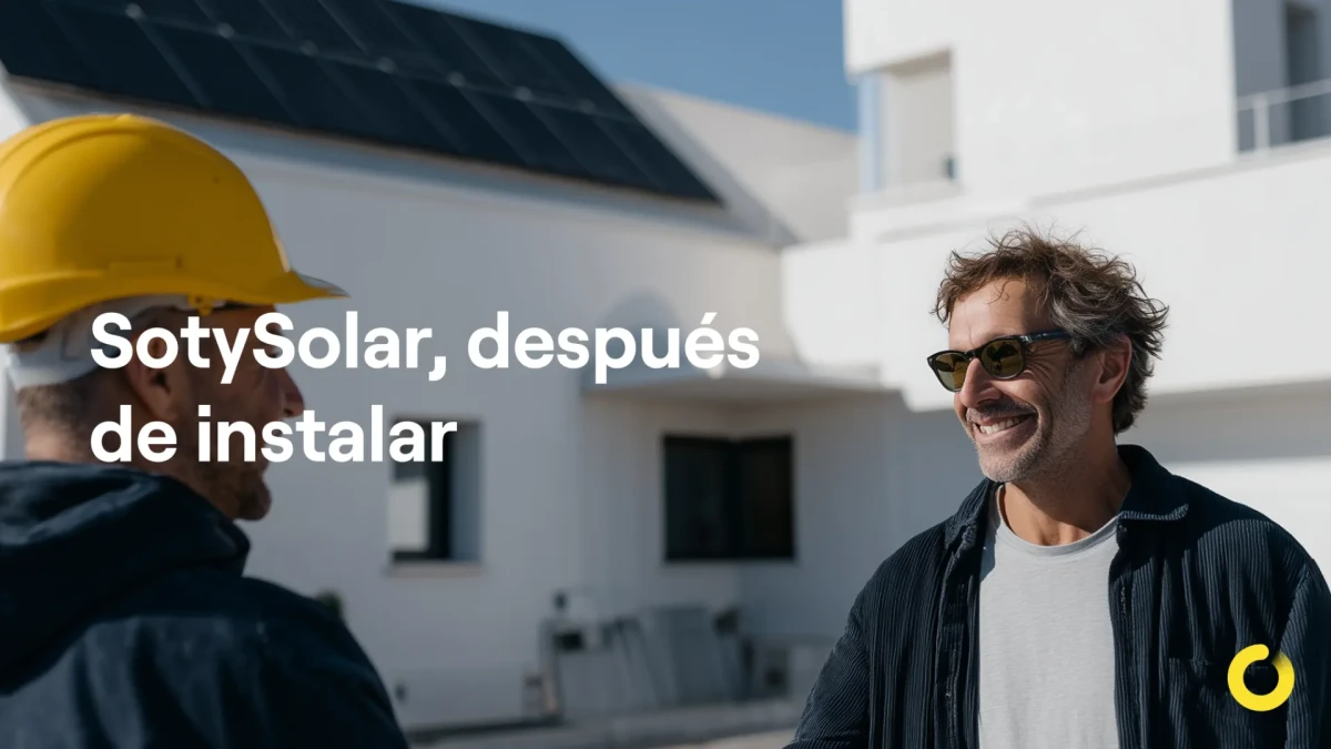 ¿Cómo ayuda SotySolar a sus clientes después de instalar placas solares?