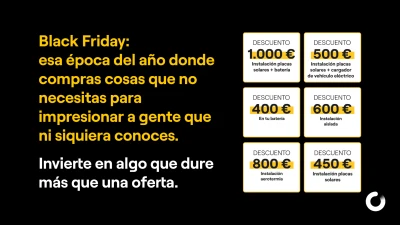 El mejor Black Friday de placas solares en 2024