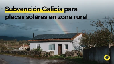 Subvención para placas solares en el ámbito rural gallego