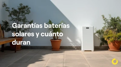 ¿Qué garantías suelen ofrecer las instaladoras para las baterías de almacenamiento solar y cuánto duran?